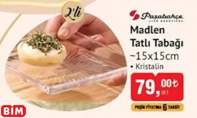 PAŞABAHÇE MADLEN TATLI TABAĞI